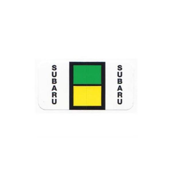 Asp File Right Color-Code Auto-Makes Ringbook, 1 Set: Subaru Pk 386-Subaru
